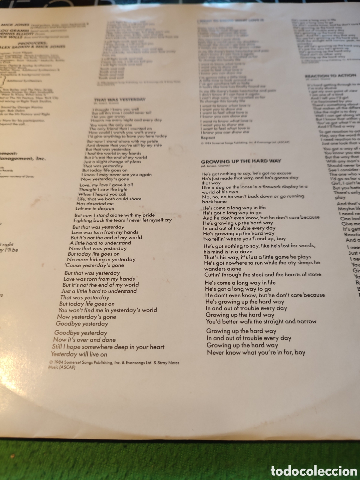Discos de vinilo: Foreigner - Agent provocateur - Foto 2