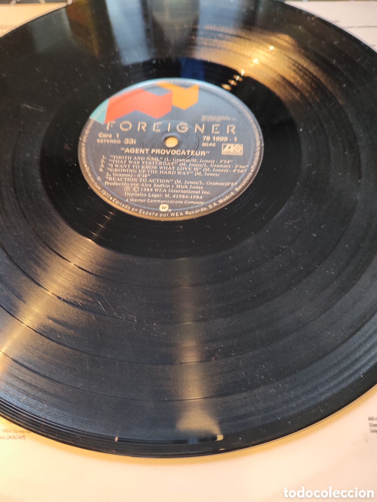 Discos de vinilo: Foreigner - Agent provocateur - Foto 3