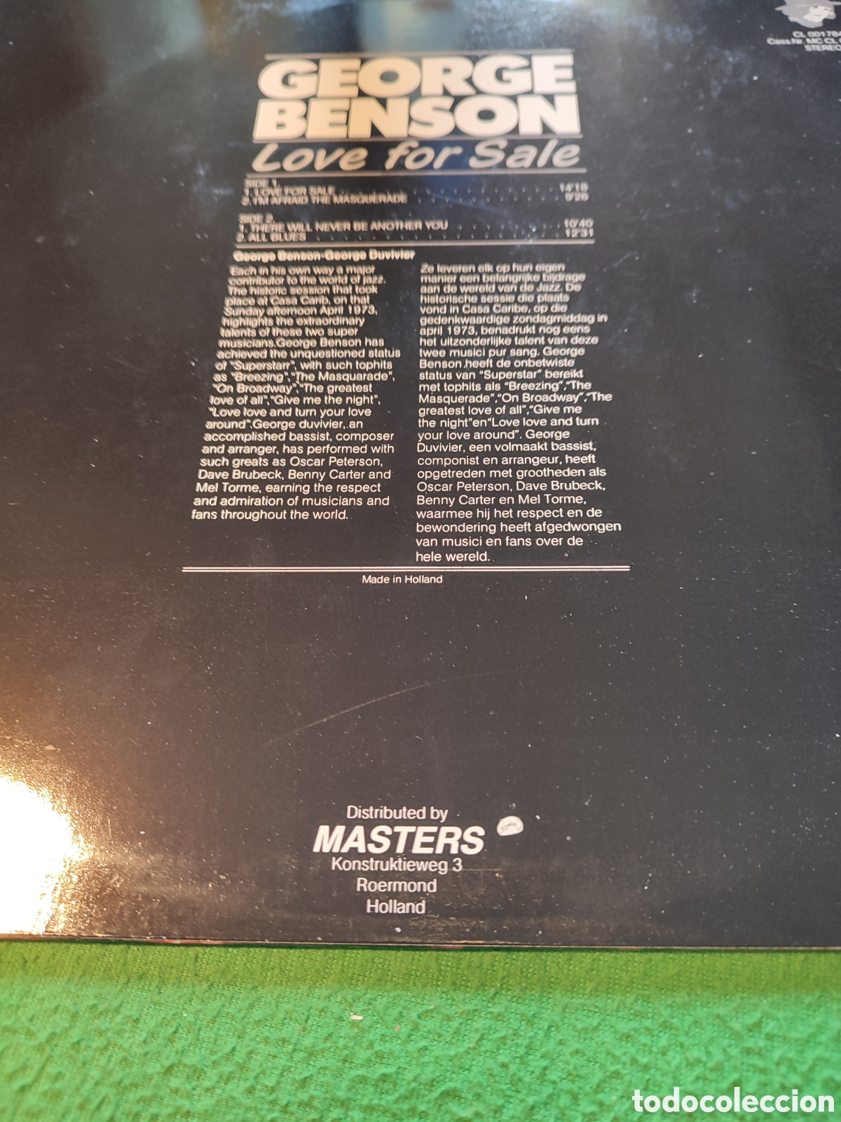 Discos de vinilo: George Benson - Love for sale - Foto 2