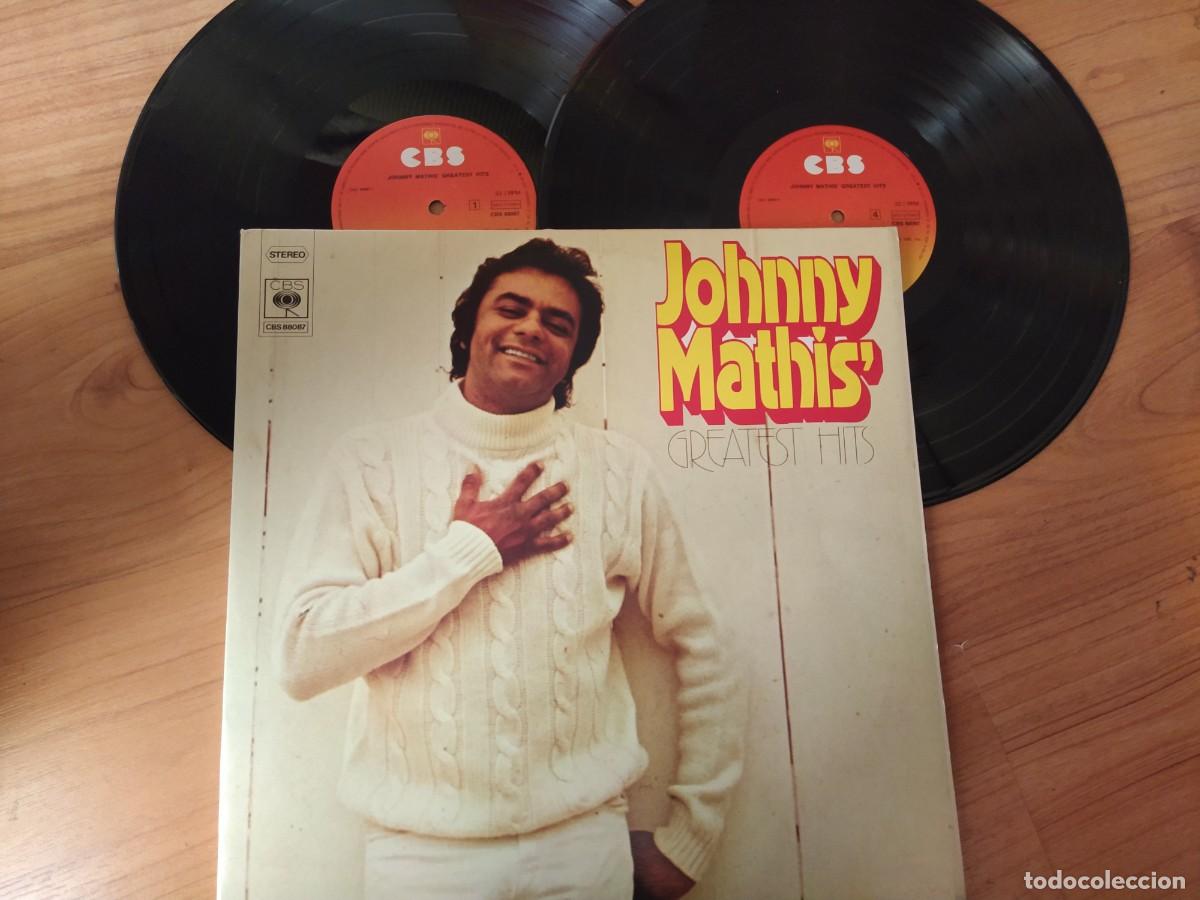 Discos de vinilo: JOHNNY MATHIS Doble Lp &ldquo;GREATEST HITS&rdquo; - Foto 1