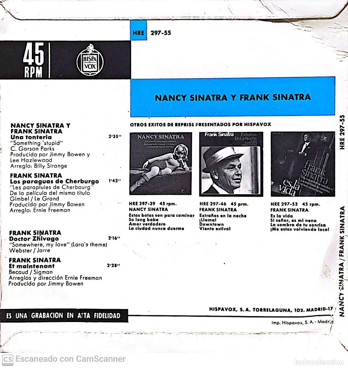 Discos de vinilo: Nancy Sinatra, Frank Sinatra &lrm;&ndash; Una Tonteria - Foto 2