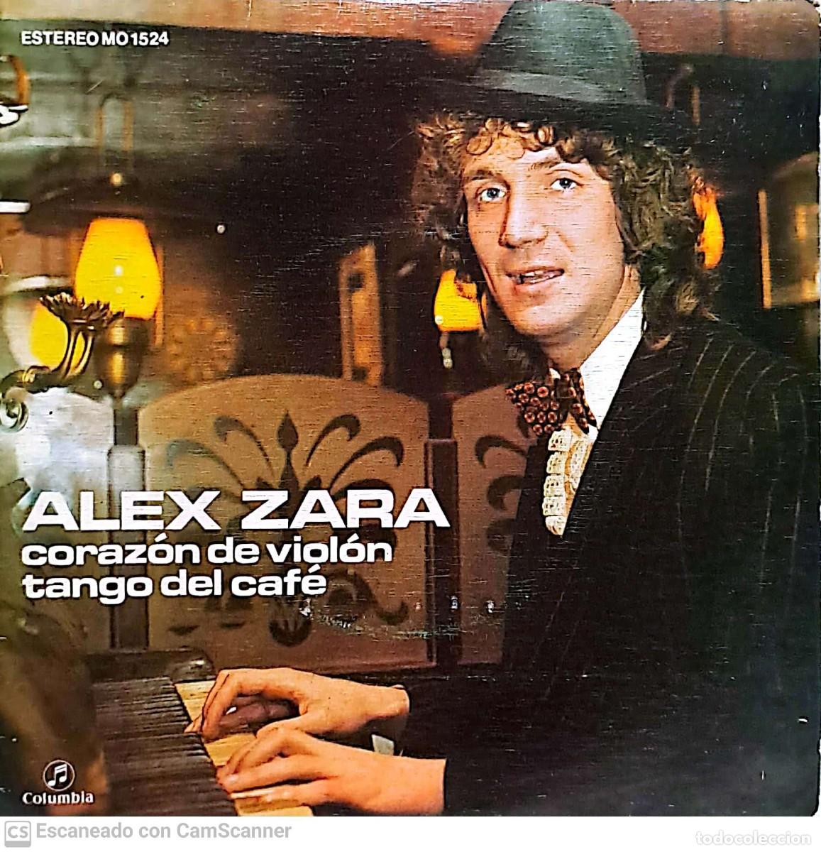 Discos de vinilo: Alex Zara &lrm;&ndash; Coraz&oacute;n De Viol&oacute;n / Tango Del Caf&eacute; - Foto 1