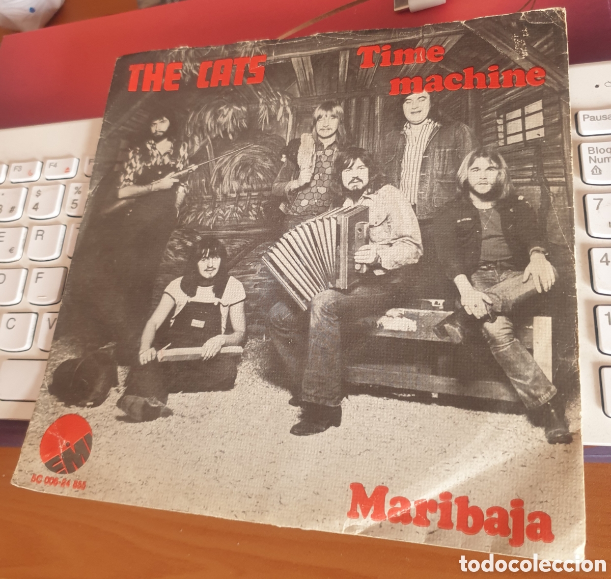 Discos de vinilo: The cats - Time machine/ Maribaja - Foto 1