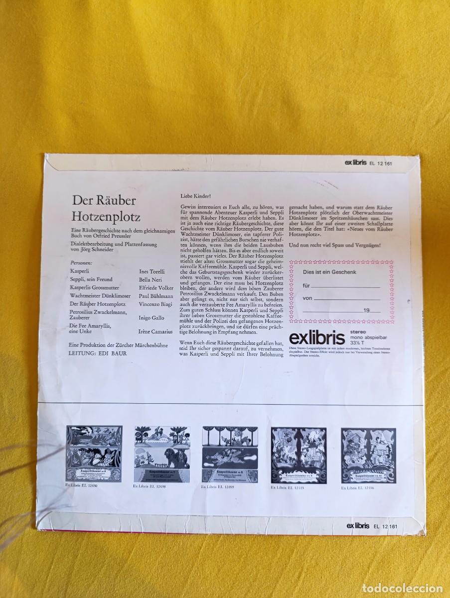 Discos de vinilo: Disco de vinilo Otfried Preu&szlig;ler, J&ouml;rg Schneider &ndash; Der R&auml;uber Hotzenplotz - Foto 3