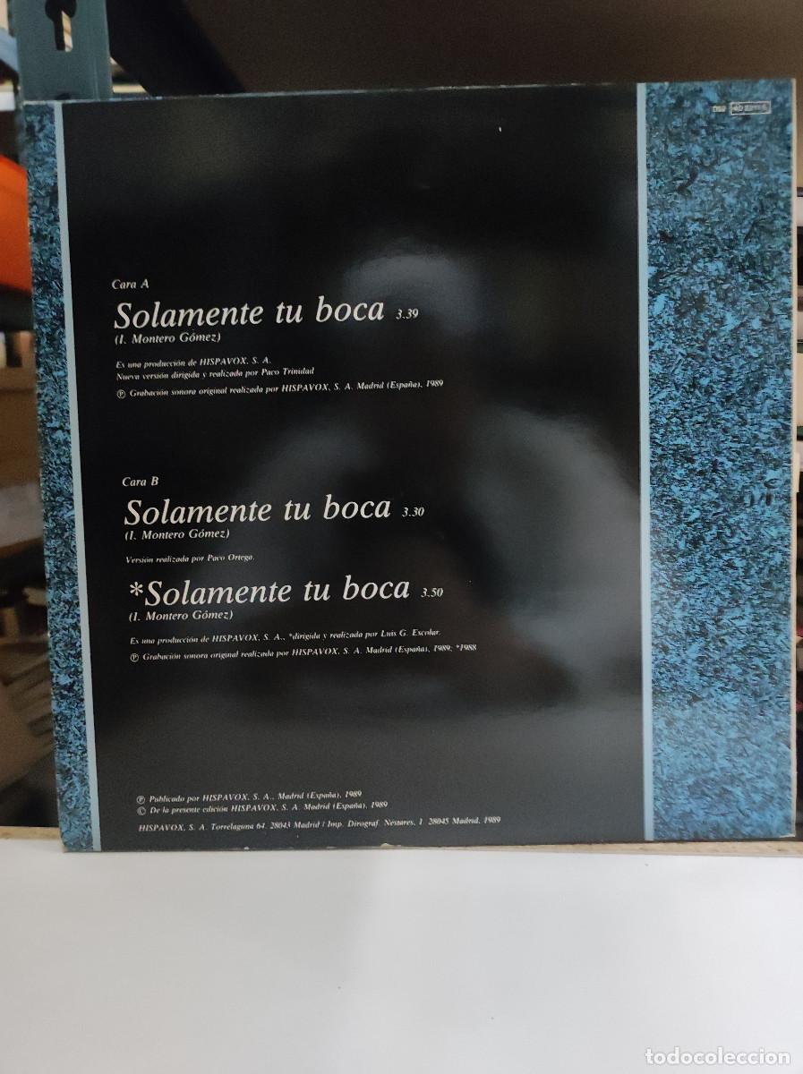 Discos de vinilo: Paco Ortega E Isabel Montero &ndash; Solamente Tu Boca - Foto 2