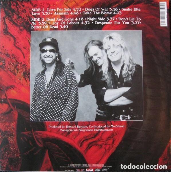 Discos de vinilo: Mot&ouml;rhead &ndash; Snake Bite Love -LP- - Foto 2