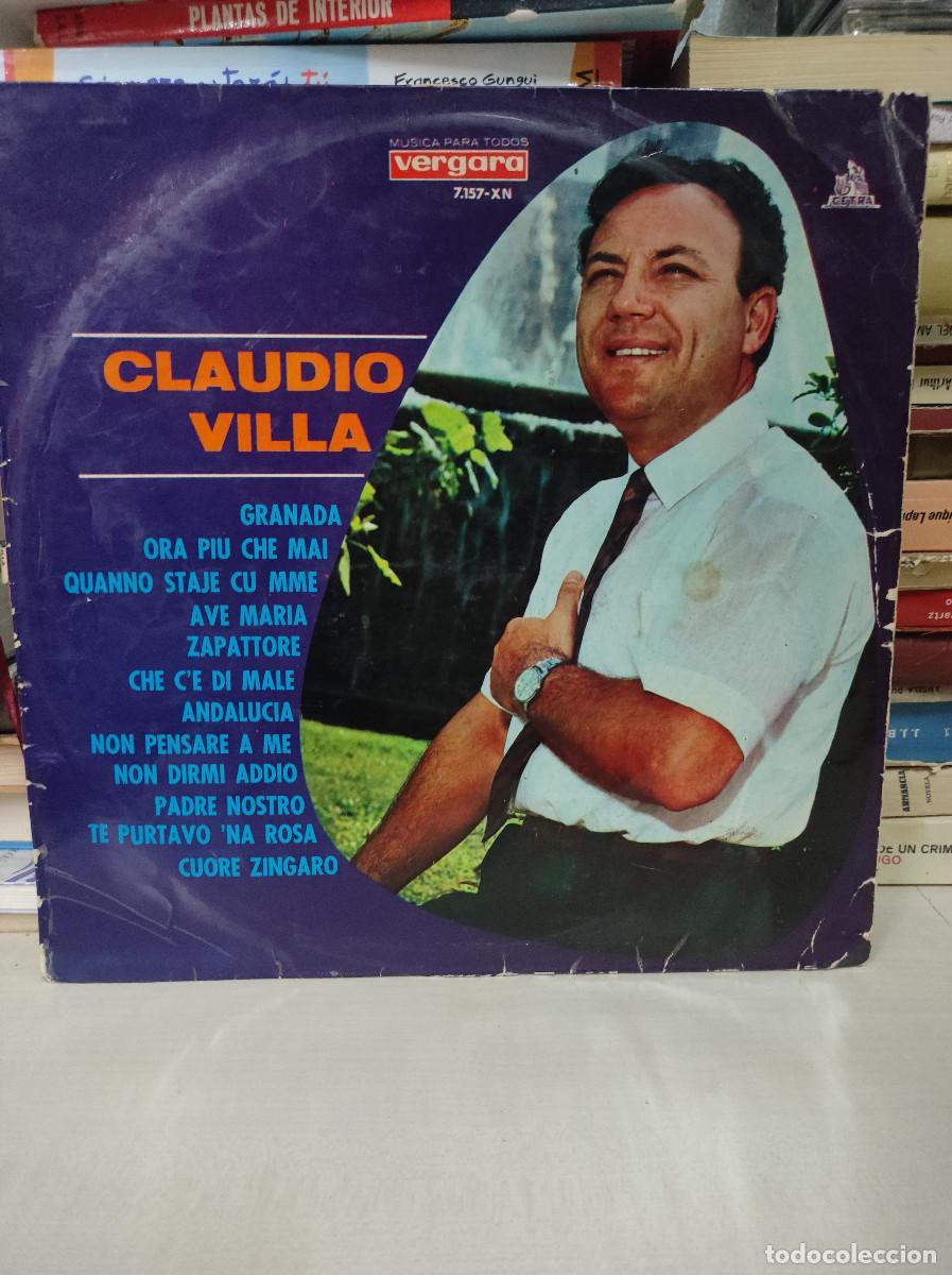 Discos de vinilo: CLAUDIO VILLA GRANADA ORA PIU CHE MAI - Foto 1