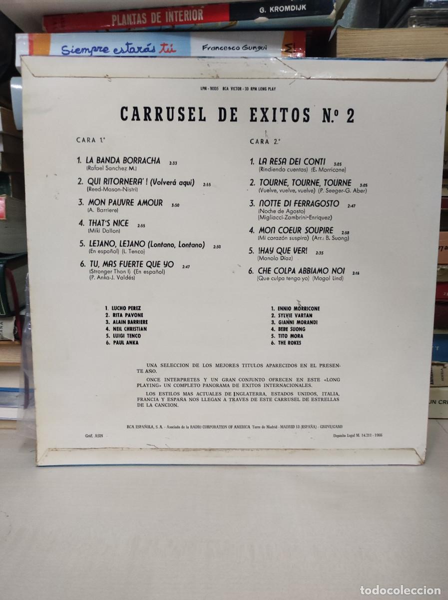 Discos de vinilo: Carrusel De Exitos N&ordm; 2 - Foto 2