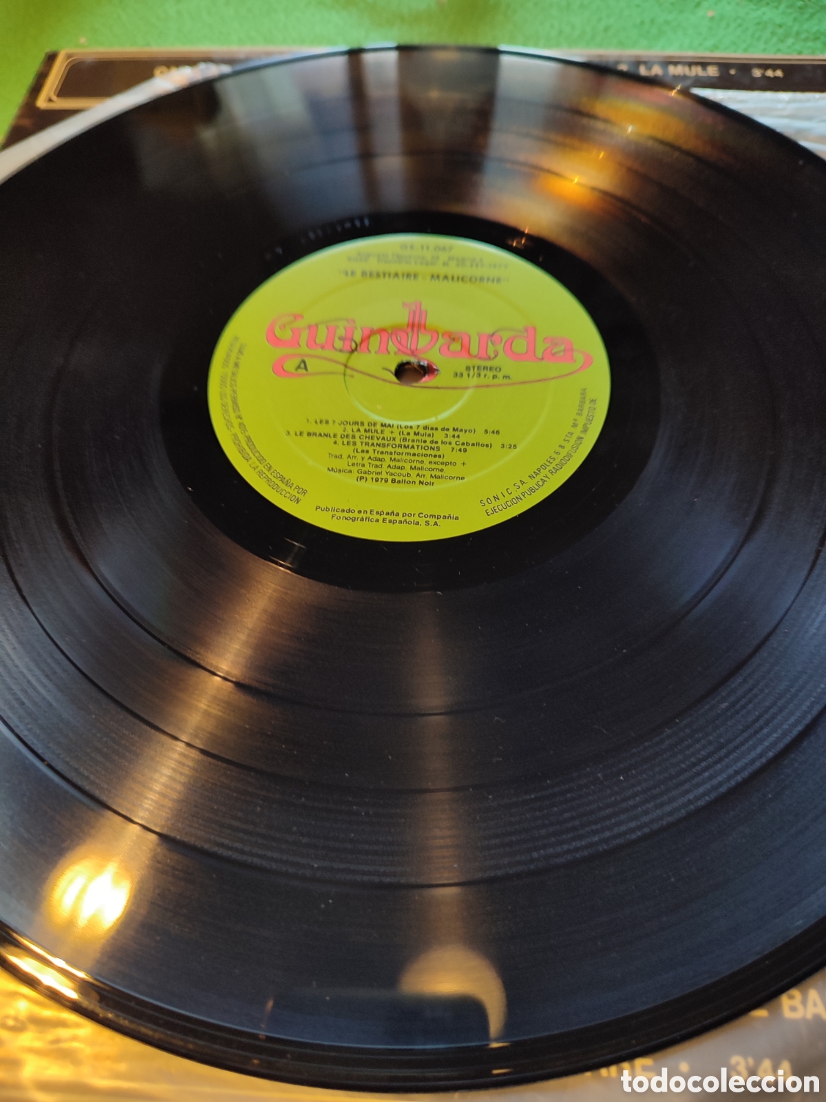 Discos de vinilo: Malicorne - Le bestiaire Vinilo Lp - Foto 3
