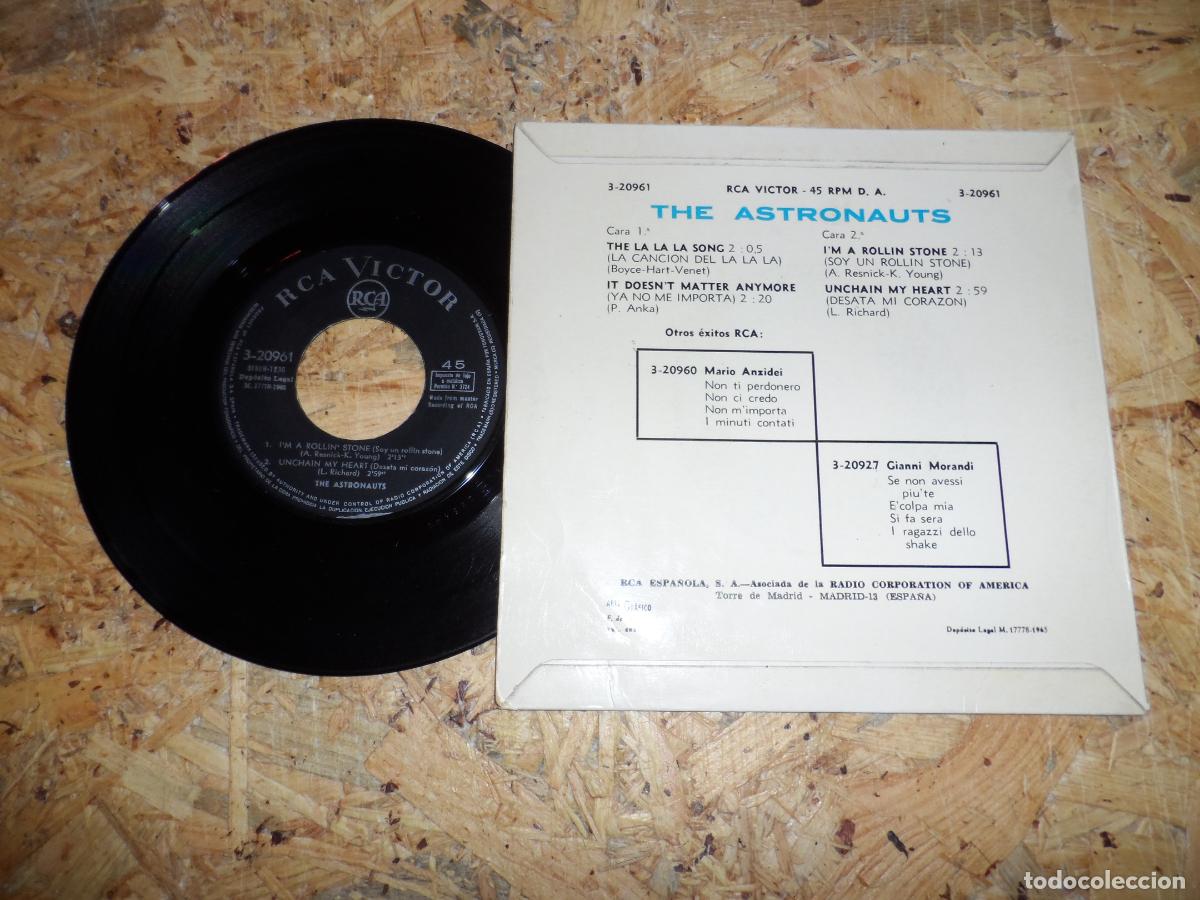Discos de vinilo: THE ASTRONAUTS - THE LA LA LA SONG +3 - Foto 2