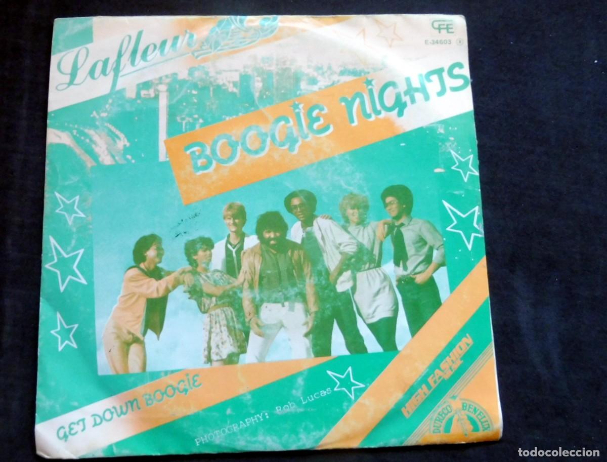 Discos de vinilo: SINGLE - BOOGIE NIGHTS - LA FLEUR - GET DOWN BOOGIE - CFE E-34.603 - Foto 1