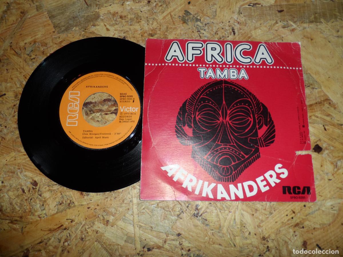 Discos de vinilo: &Aacute;FRICA - TAMBA / AFRIKANDERS - Foto 2