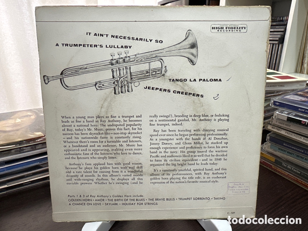 Discos de vinilo: Ray Anthony - Golden Horn Part 2 (7&rdquo;, EP) - Foto 2