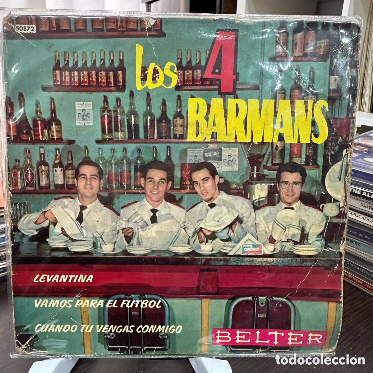Discos de vinilo: Los 4 Barmans - Levantina (7&rdquo;, EP) - Foto 1