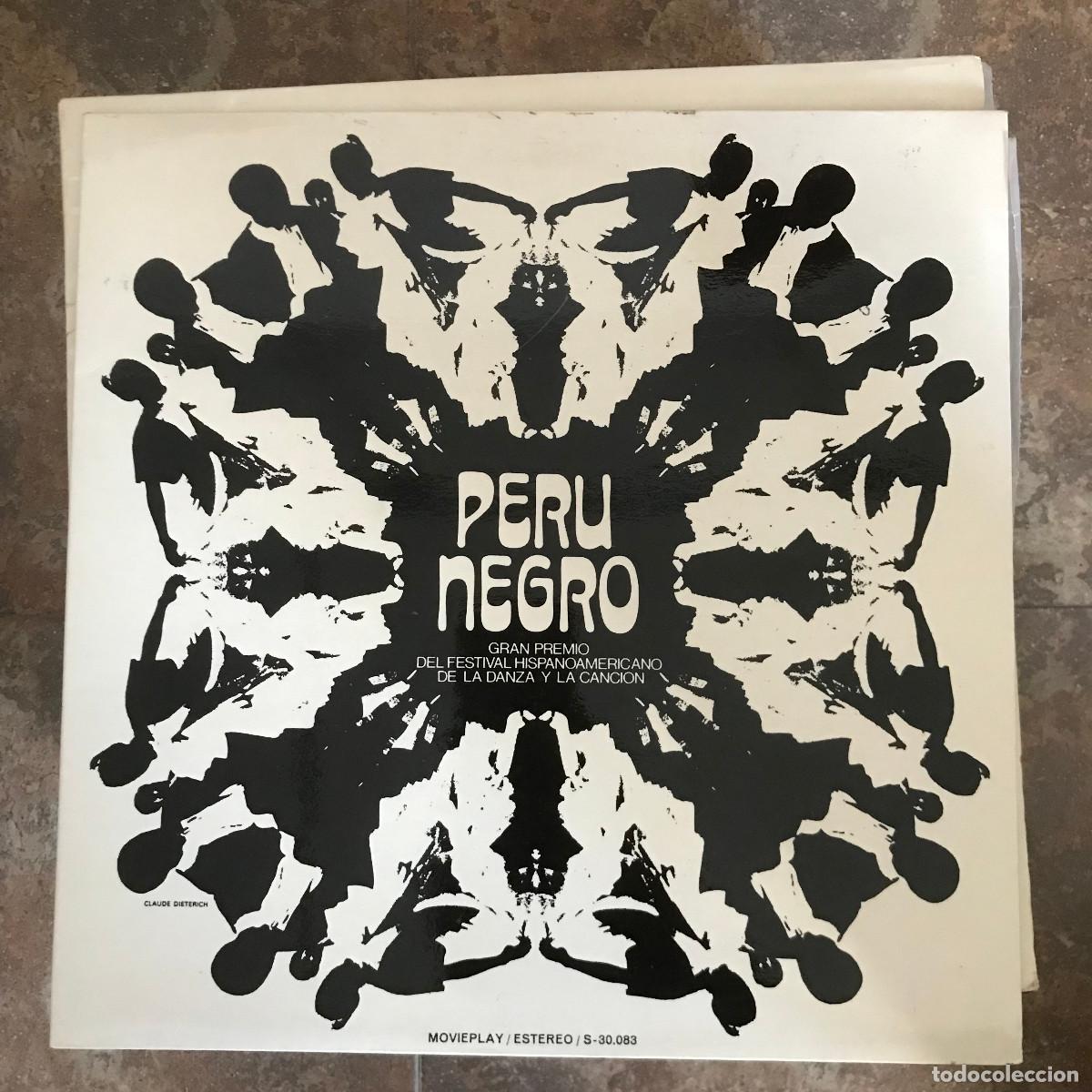 Vinyl records: PER&Uacute; NEGRO - GRAN PREMIO DEL FESTIVAL HISPANOAMERICANO DE LA DANZA Y LA CANCI&Oacute;N - LP MOVIEPLAY 1973