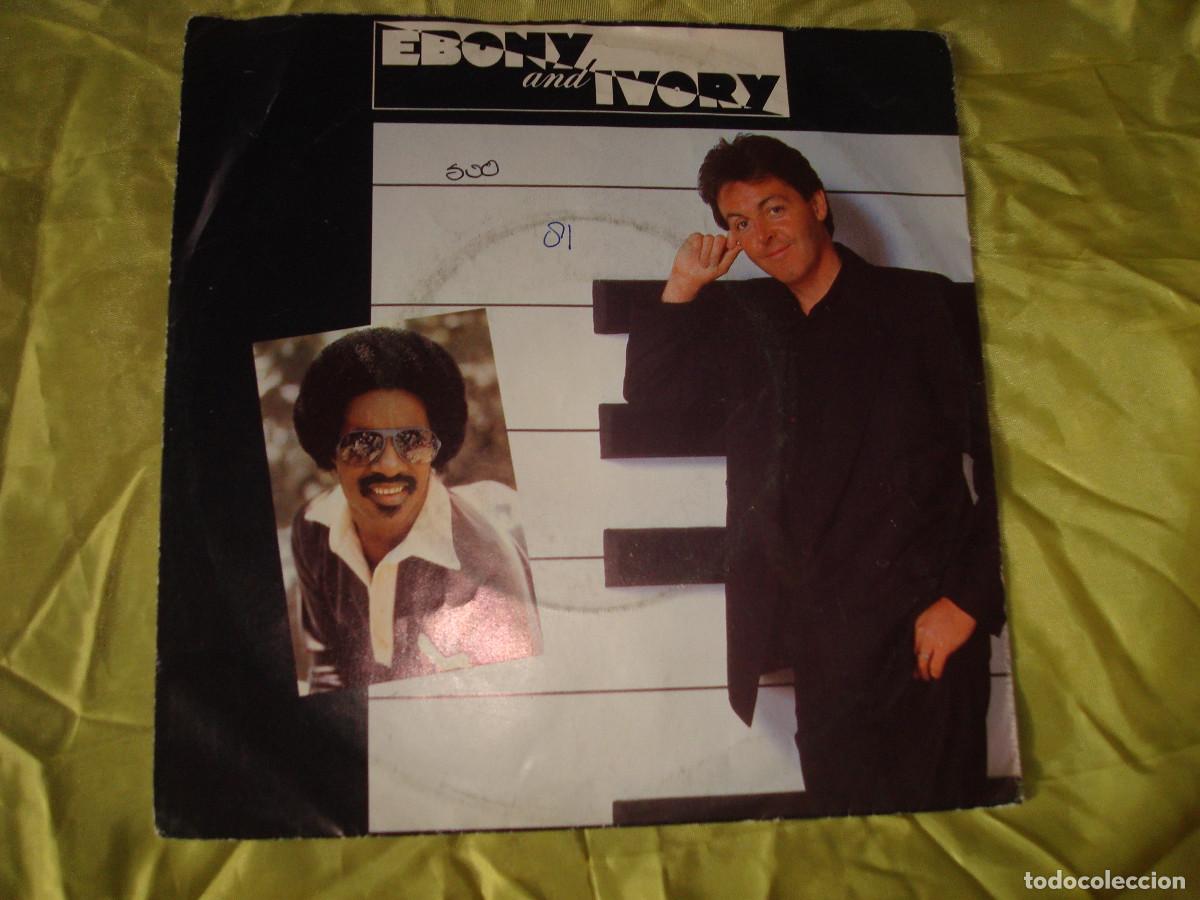 Discos de vinilo: PAUL McCARTNEY. EBONY AND IVORY / RAINCLOUDS. PARLOPHONE, 1982. IMPECABLE - Foto 1