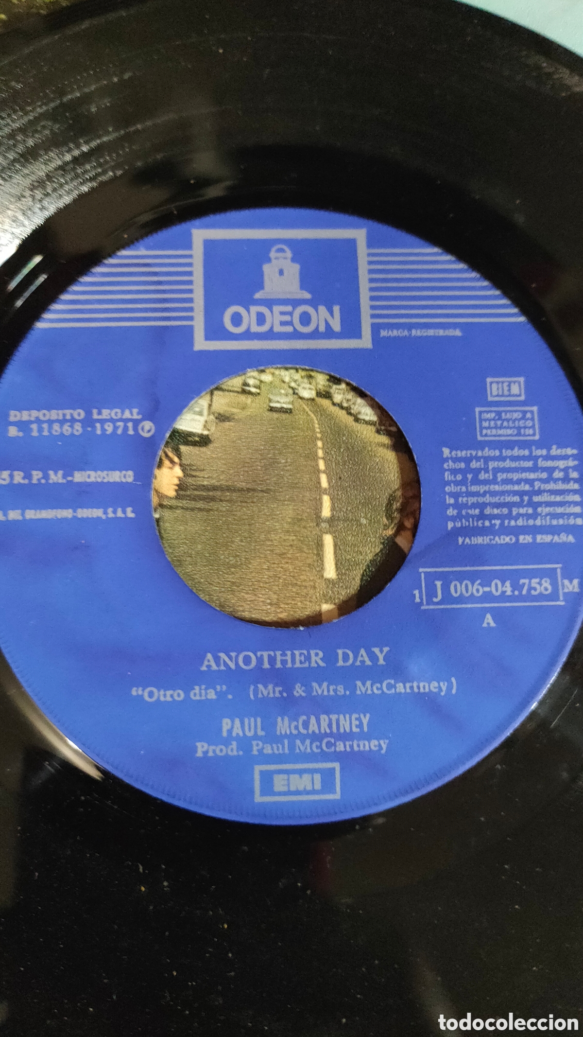 Discos de vinilo: Paul McCartney &ndash; Another Day .. 1971 original single disco de vinilo - Foto 3
