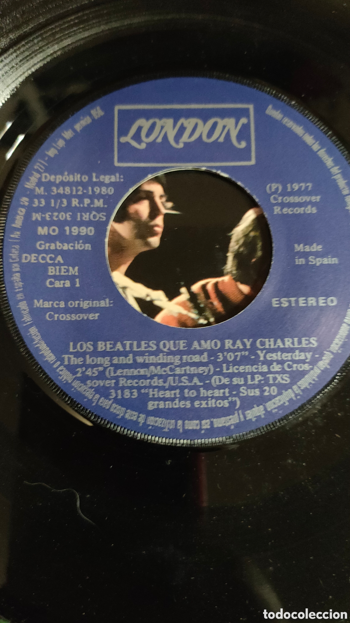 Discos de vinilo: Ray Charles &ndash; Los Beatles Que Am&oacute; Ray Charles ..single disco de vinilo - Foto 4