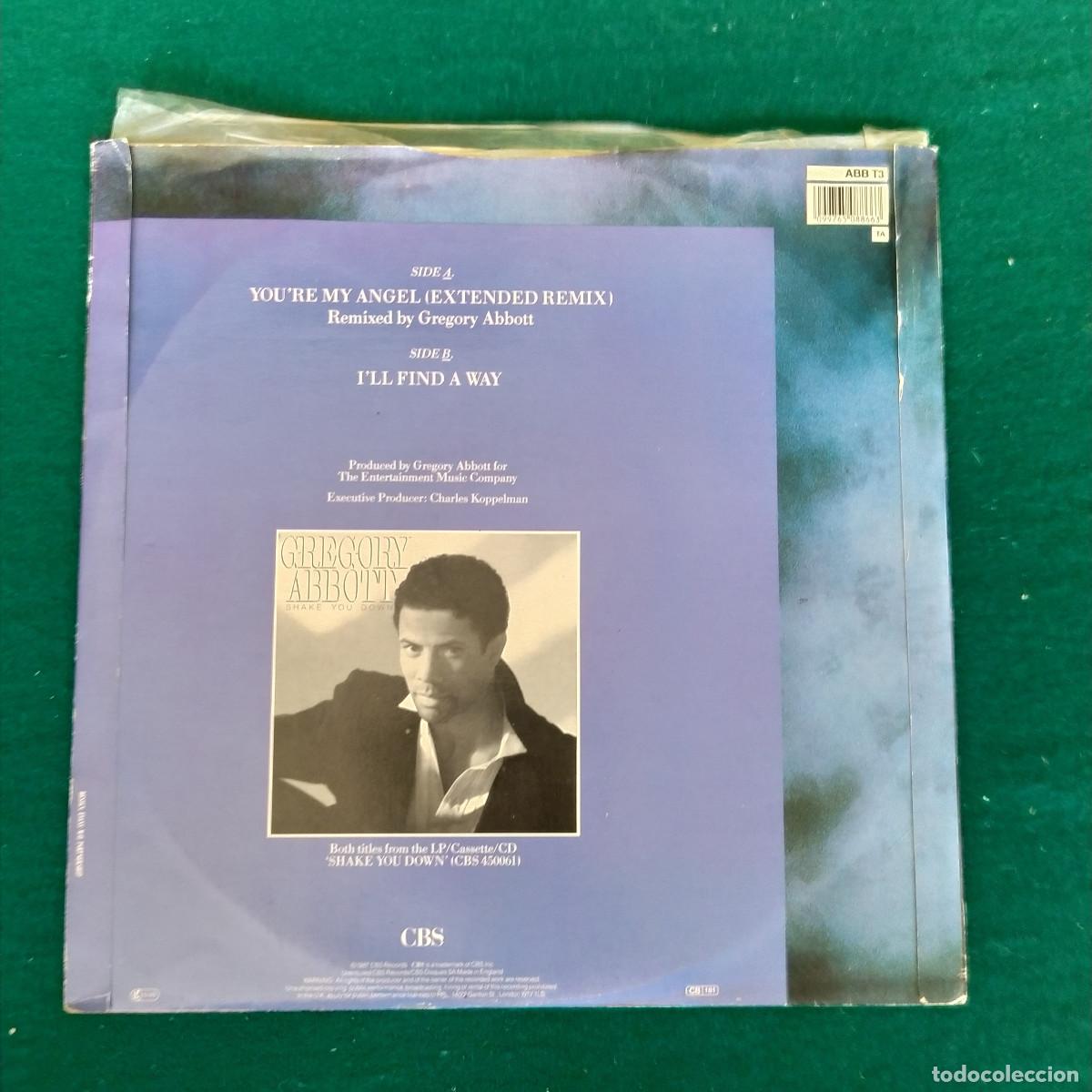 Discos de vinilo: Gregory Abbott &ndash; Youre My Angel - Foto 2