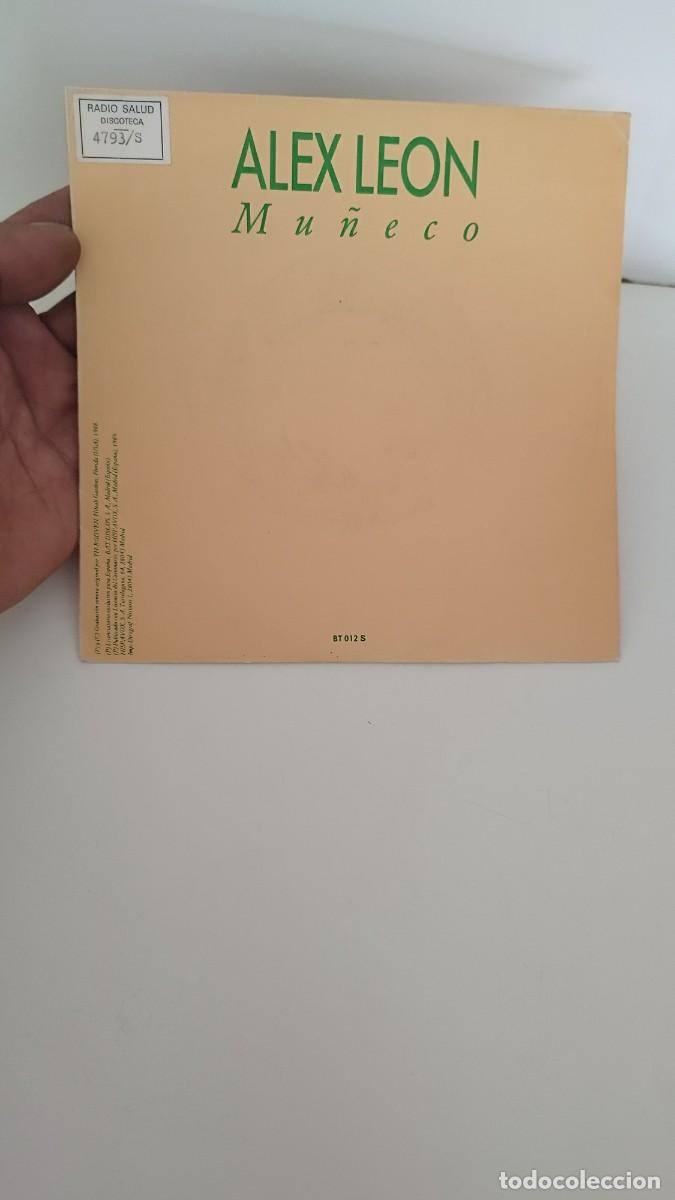 Discos de vinilo: Alex Leon &ndash; Mu&ntilde;eco.Single promo 7&rdquo; - Foto 1