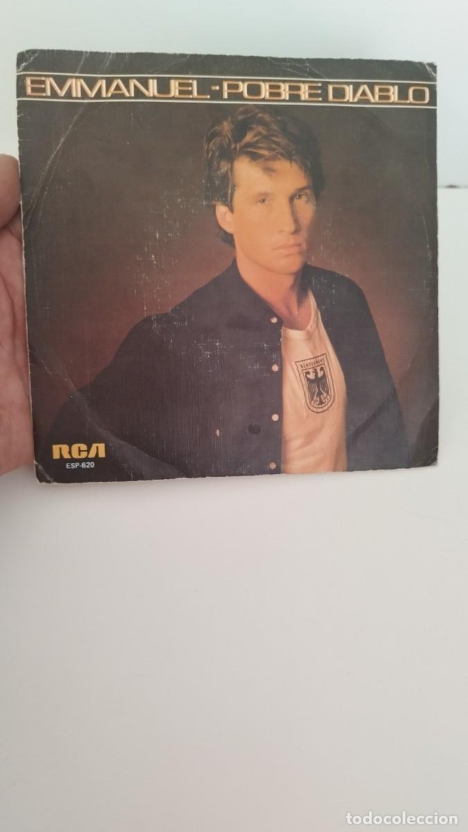 Discos de vinilo: Emmanuel &ndash; Pobre Diablo.Single 7&rdquo; - Foto 1