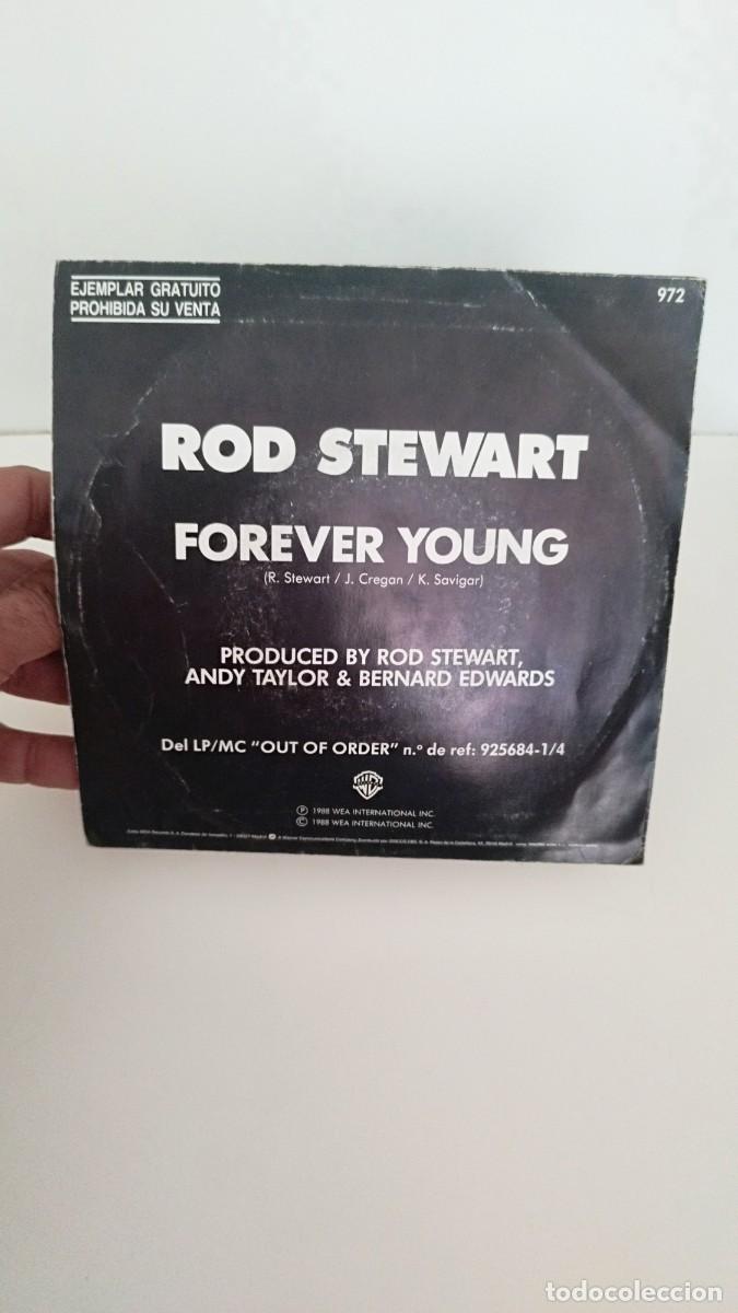 Discos de vinilo: Rod Stewart &ndash; Forever Young.Single 7&rdquo; - Foto 3