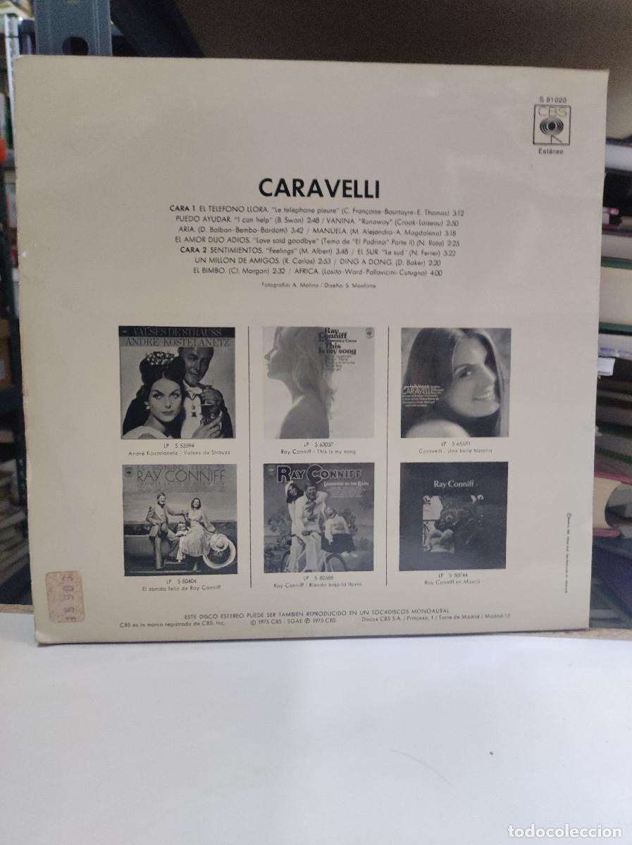 Discos de vinilo: Caravelli &ndash; El Tel&eacute;fono Llora - Foto 2