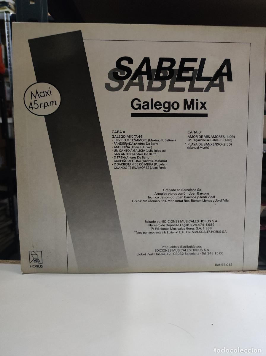 Discos de vinilo: Sabela &ndash; Galego Mix - Foto 2