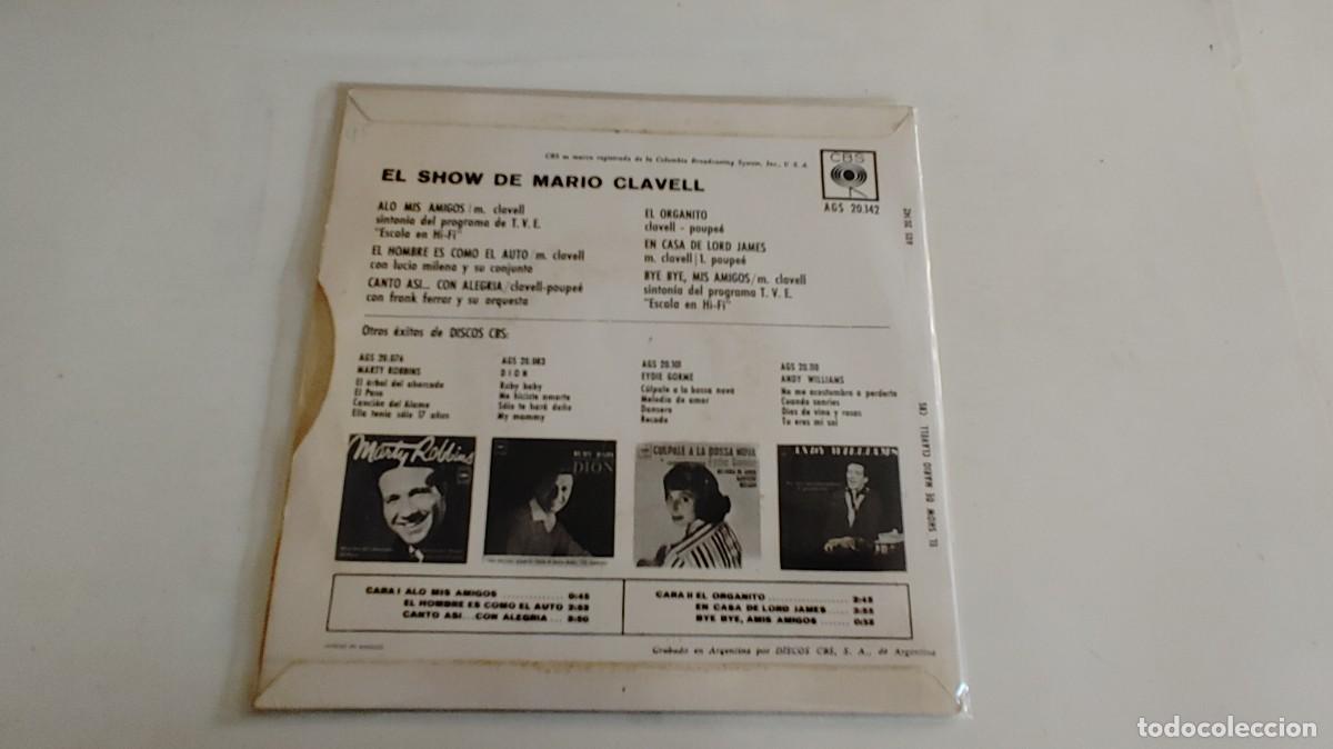 Discos de vinilo: MARIO CLAVELL-EP EL SHOW DE MARIO CLAVELL - Foto 2