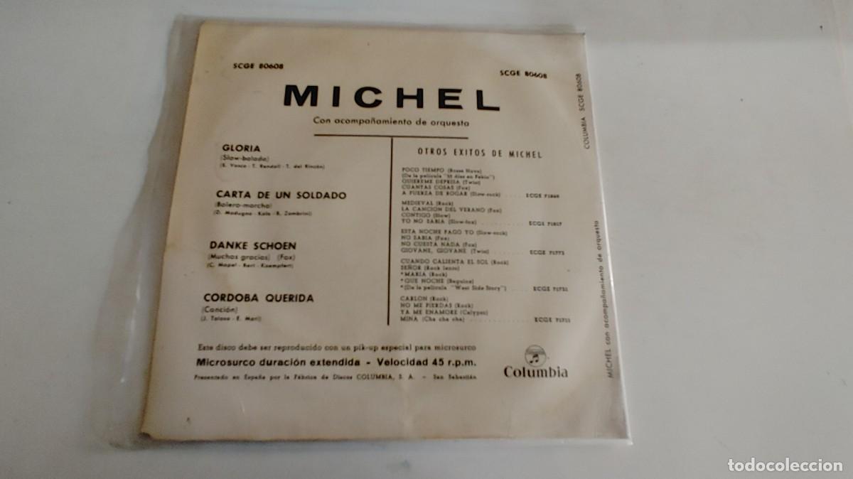 Discos de vinilo: MICHEL-EP DANKE SCHOEN +3 - Foto 2