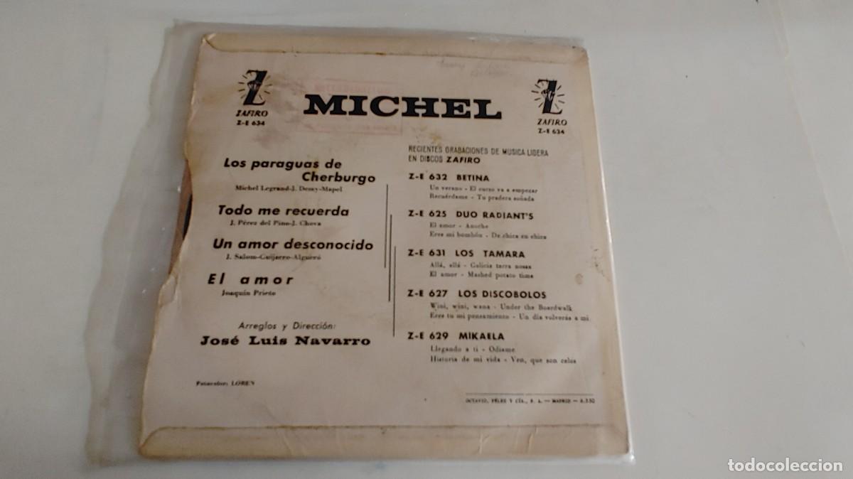 Discos de vinilo: MICHEL-EP LOS PARAGUAS DE CHERBURGO +3 - Foto 2