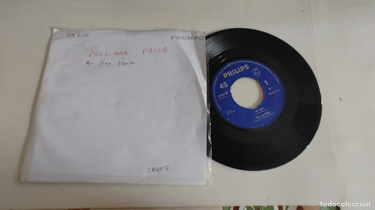 Discos de vinilo: PAUL AND PAULA-SINGLE HEY PAULA-SIN FUNDA - Foto 1