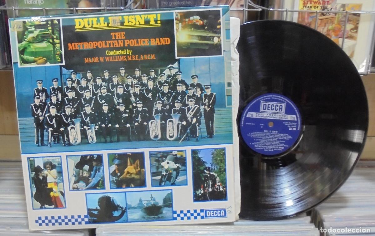 Discos de vinilo: Band of the Metropolitan Police. Dull it Isn't!. Decca 1974 -- LP