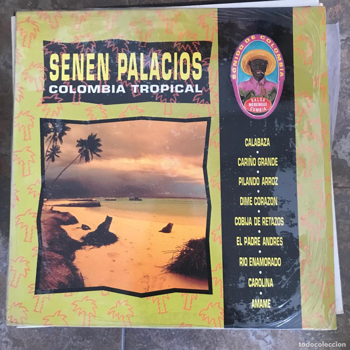 Vinyl records: SEN&Eacute;N PALACIOS - COLOMBIA TROPICAL - LP PASI&Oacute;N 1990