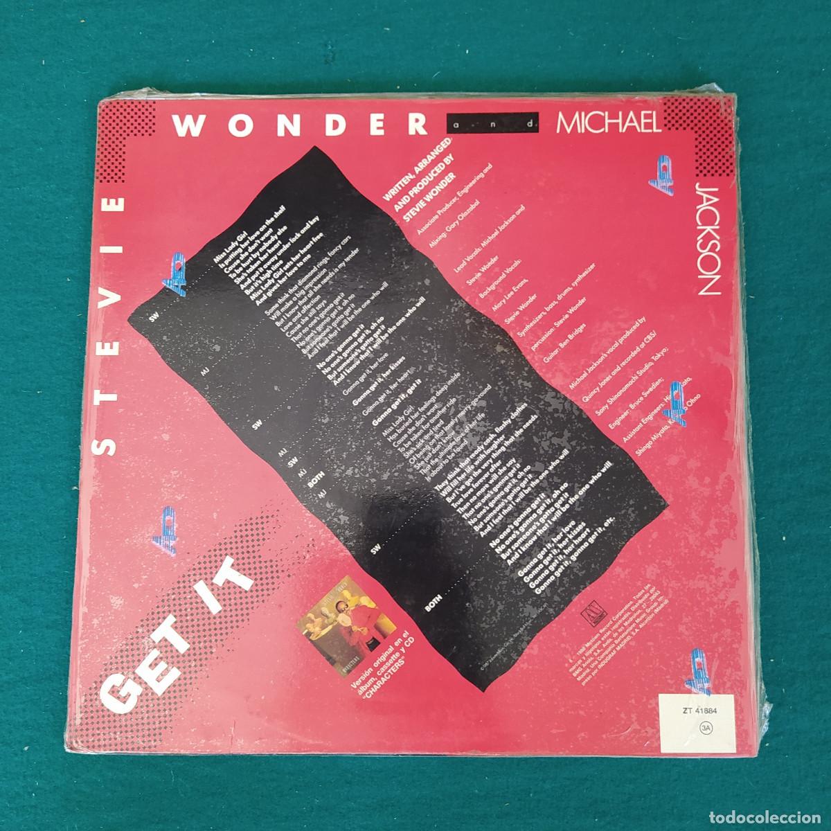 Discos de vinilo: Stevie Wonder And Michael Jackson &ndash; Get It - Foto 2