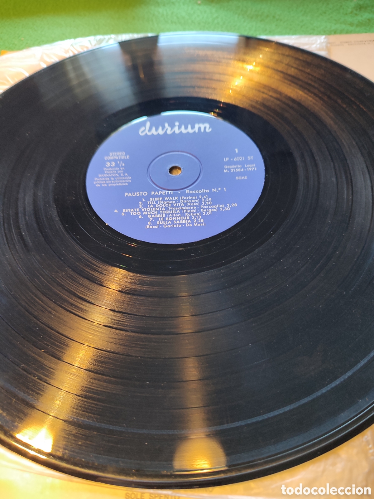 Discos de vinilo: Fausto Papetti - Sax Alto e Ritmi - Foto 3