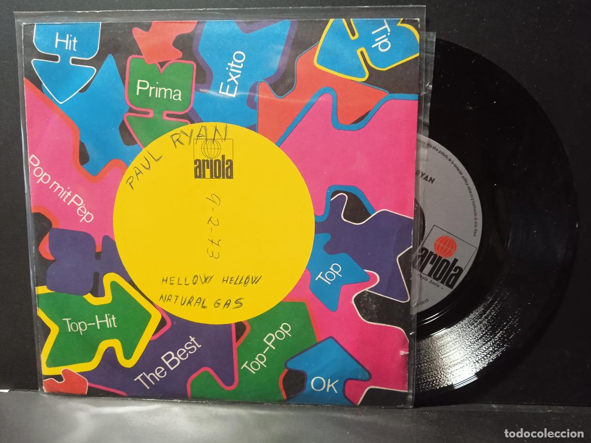 Discos de vinilo: PAUL RYAN HELLOW HELLOW SINGLE SPAIN 1972 PDELUXE - Foto 1