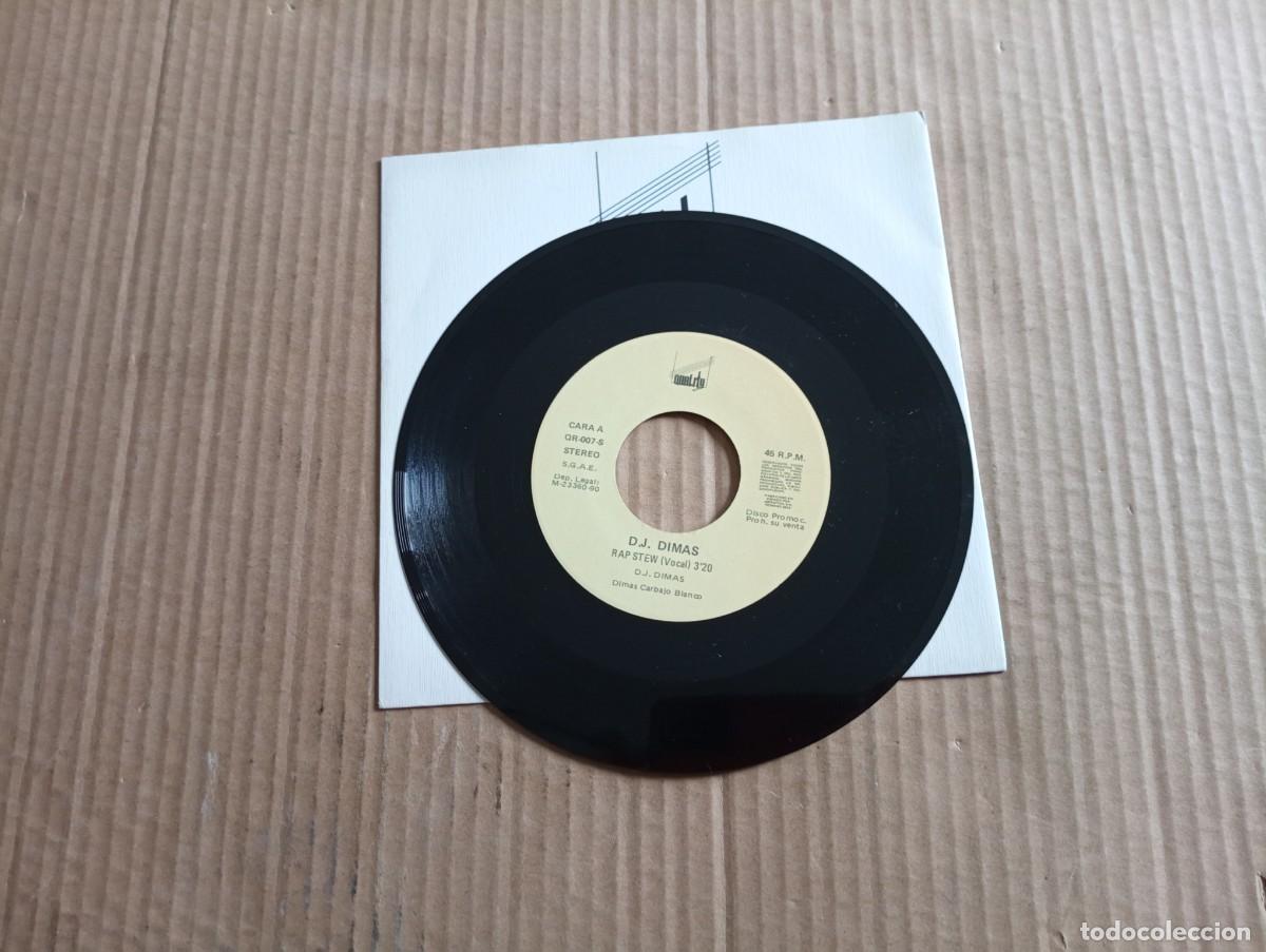 Discos de vinilo: D.J.DIMAS - RAP STEW SINGLE PROMOCIONAL 1990 ELECTRONIC - Foto 1