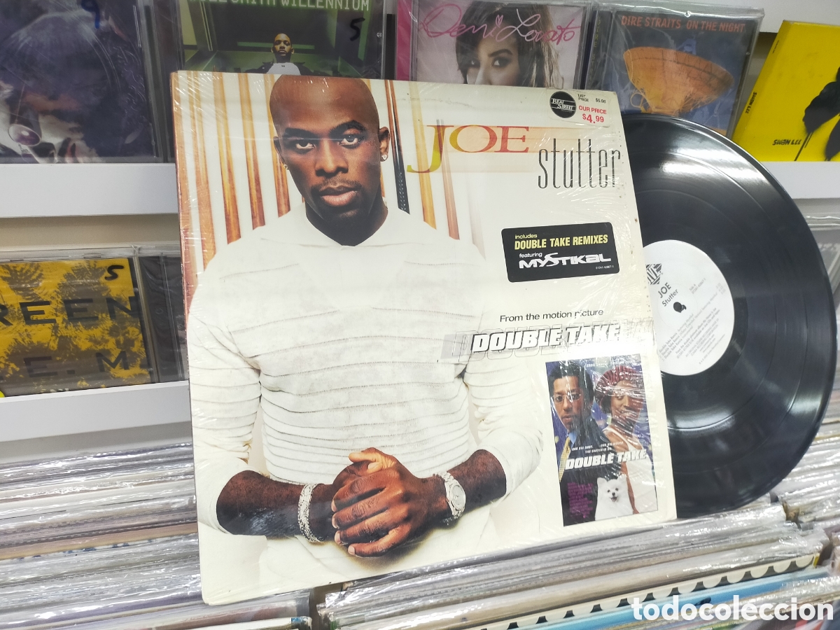 Discos de vinilo: Joe stutter maxi double take remix 2000 - Foto 1