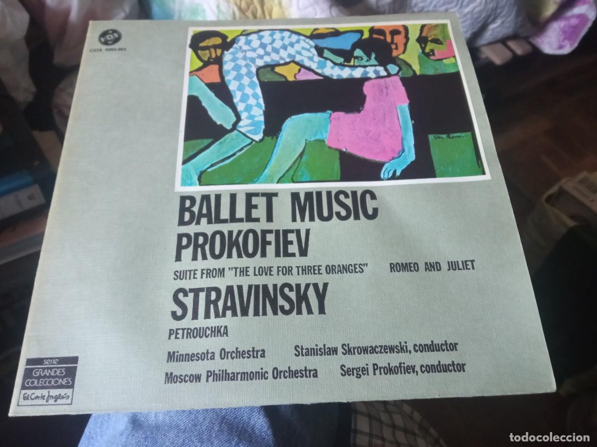Discos de vinilo: Prokofiev/Stravinski. Disco doble - Foto 1