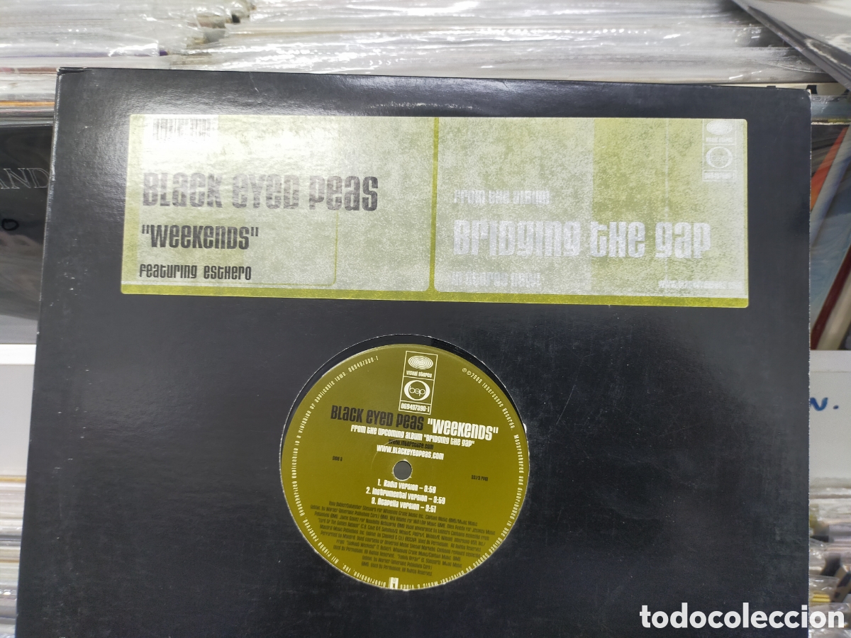 Discos de vinilo: Black eyed peas maxi weekends 6 tracks 2000 - Foto 1