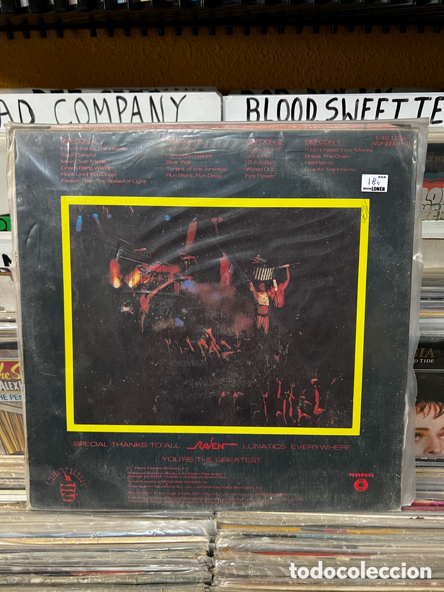 Discos de vinilo: Raven Live at the inferno - Foto 2