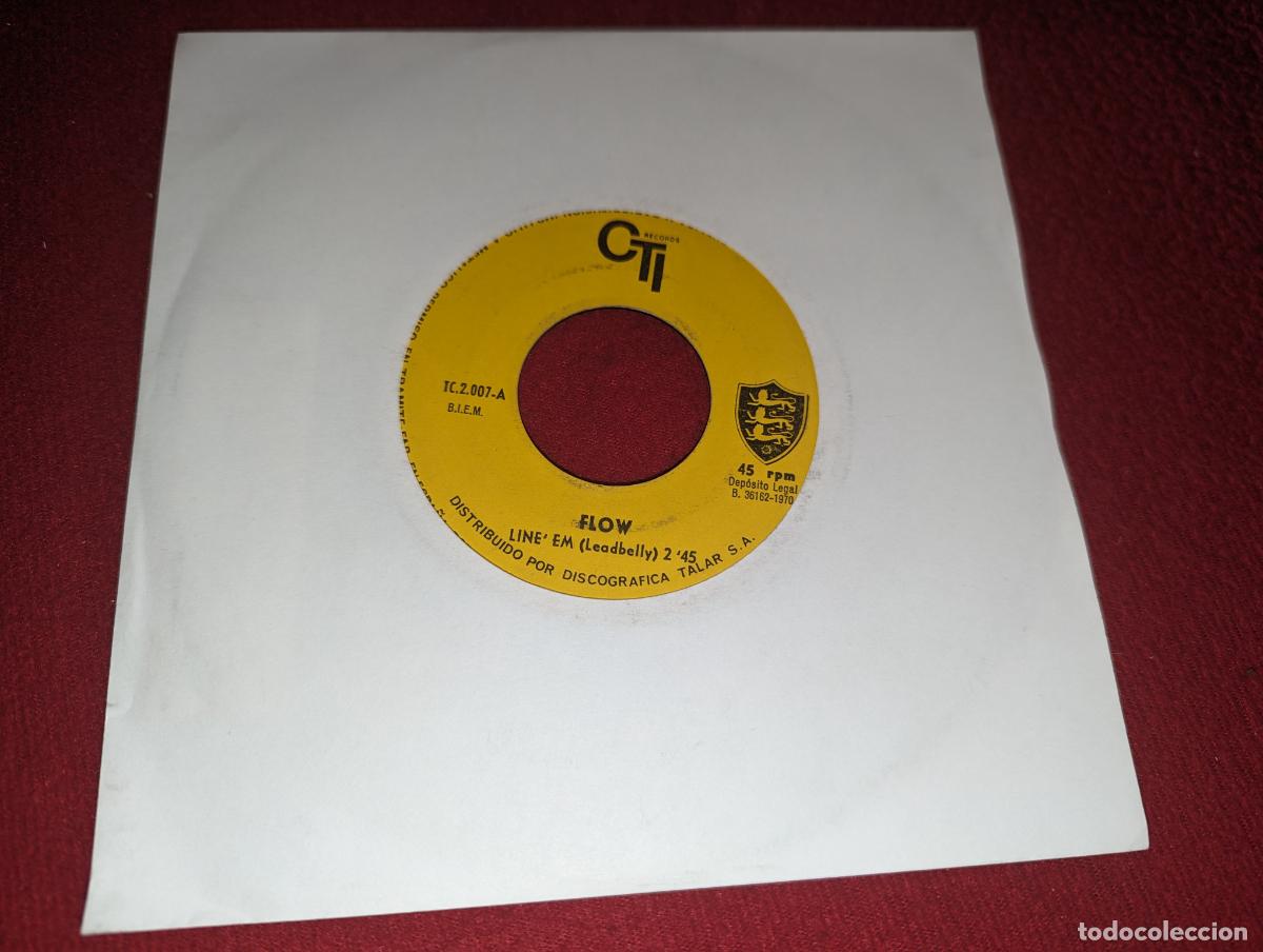 Discos de vinilo: FLOW LineEm/Daddy 7 SINGLE 1970 CTI ESPA&Ntilde;A SPAIN - Foto 1
