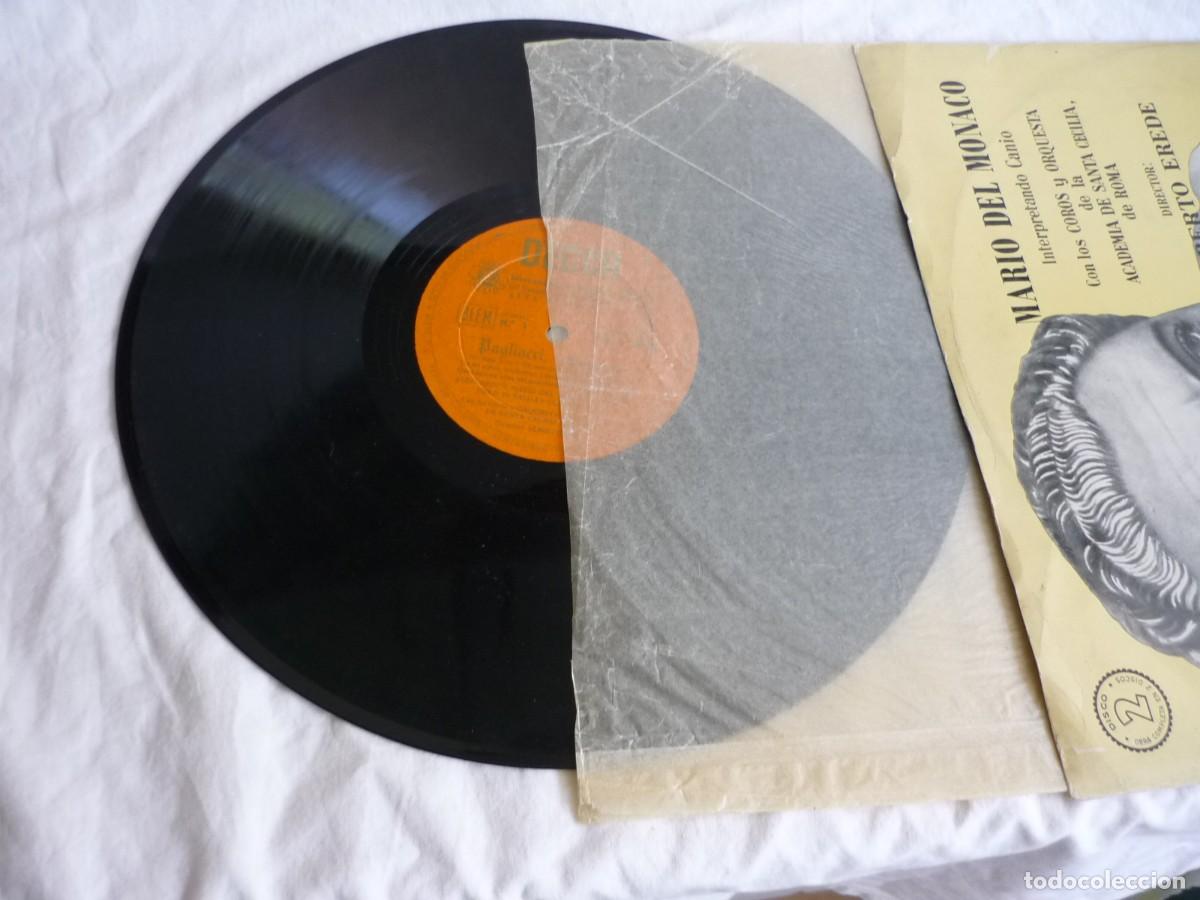 Discos de vinilo: 2 LPs vinilo Leoncavallo Pagliacci Mario de M&oacute;naco - Foto 10