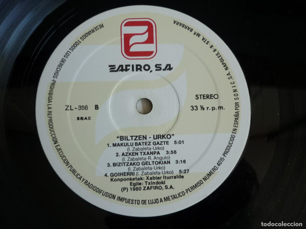 Discos de vinilo: LP vinilo Urko Biltzen 1980 - Foto 5