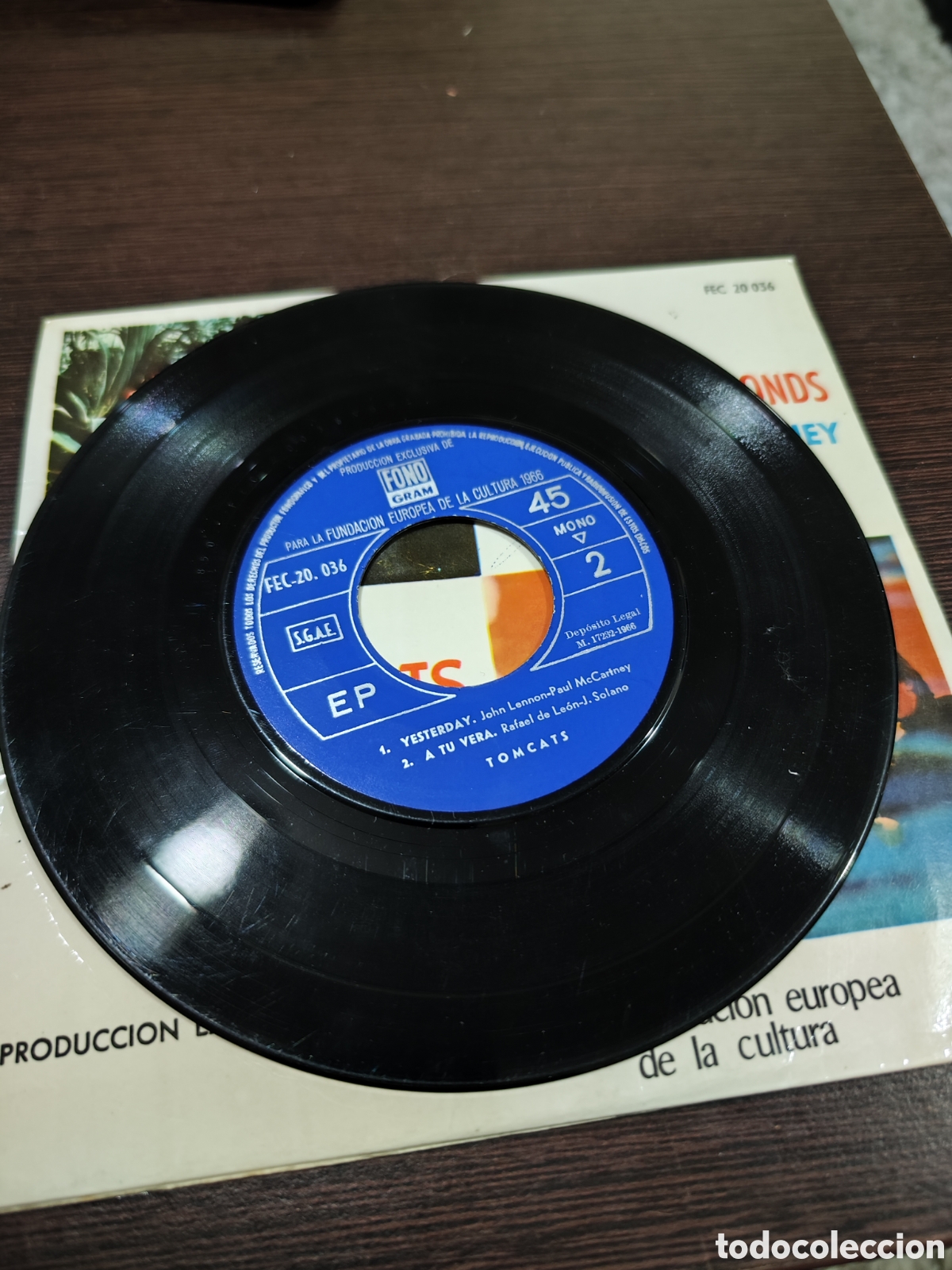 Discos de vinilo: Los blue Diamonds + the tomcats - Foto 3