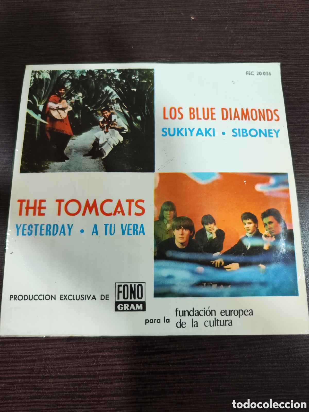 Discos de vinilo: Los blue Diamonds + the tomcats - Foto 1