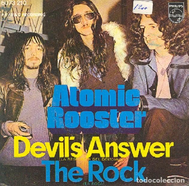 Discos de vinilo: Atomic Rooster &ndash; Devil&rsquo;s answer; The Rock &ndash; PHILIPS 60 73 210 &ndash; 1971 - Foto 1