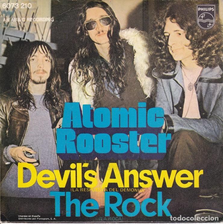 Discos de vinilo: Atomic Rooster &ndash; Devil&rsquo;s answer; The Rock &ndash; PHILIPS 60 73 210 &ndash; 1971 - Foto 2