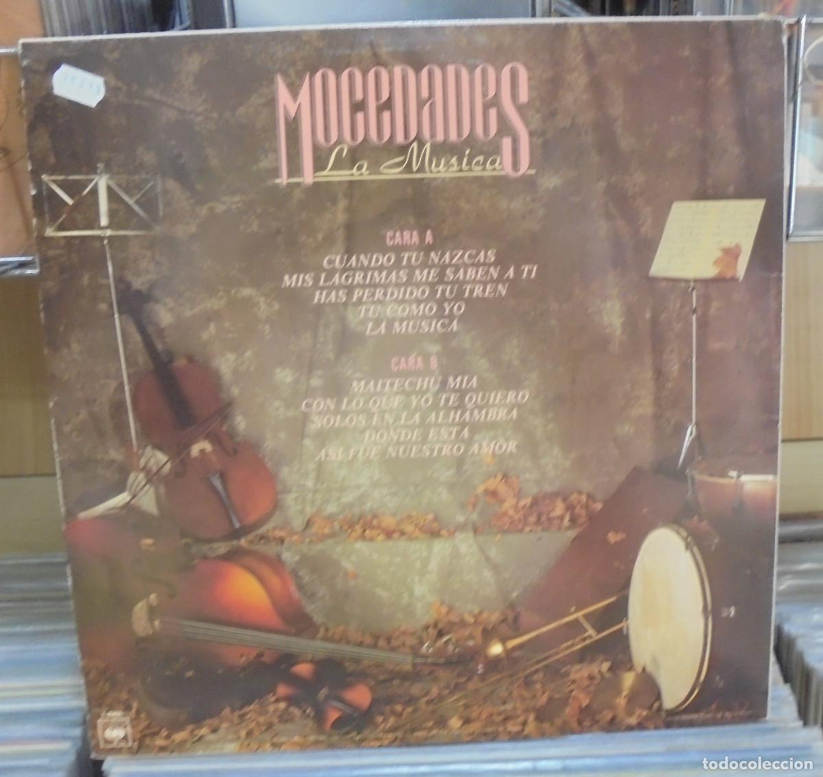 Discos de vinilo: Mocedades. La m&uacute;sica. CBS 1983 -- LP - Foto 2